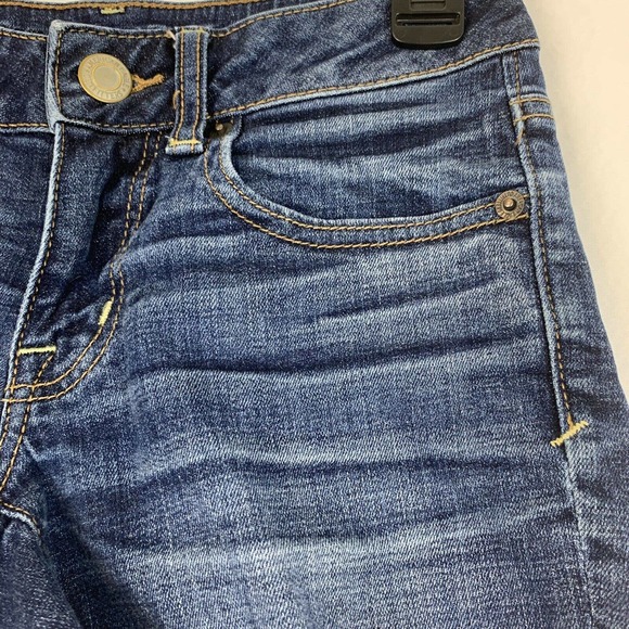 american eagle raw hem denim shorts 00 - Picture 2 of 7